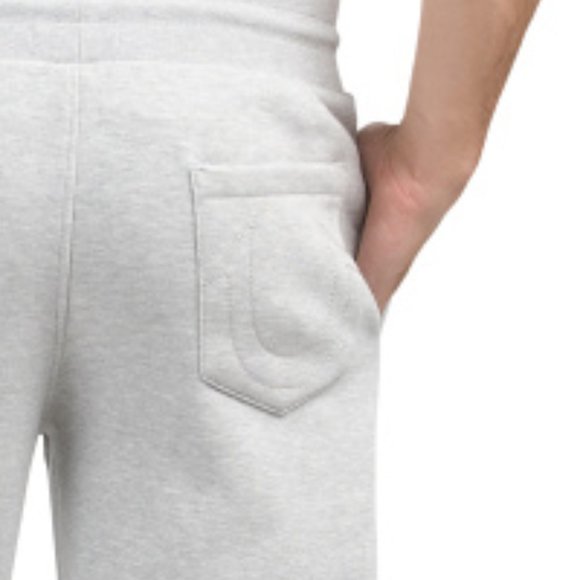 NWT TRUE RELIGION Textured Joggers Red Dahlia 266mn - Picture 3 of 3